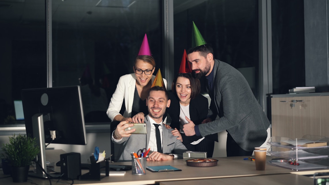 Office celebration